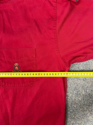 Camisa Chaps Ralph Lauren Vintage Roja Bordada M/L