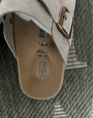 Birkenstock Talla 42 Beige/Gris