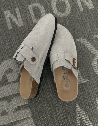 Birkenstock Talla 42 Beige/Gris