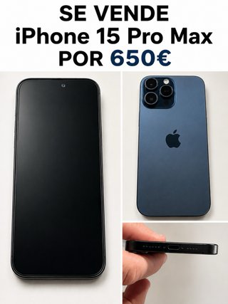 iPhone 15 Pro Max – 650 €