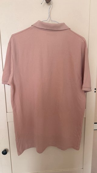 Polo Zara Hombre Talla M Rosa Cremallera