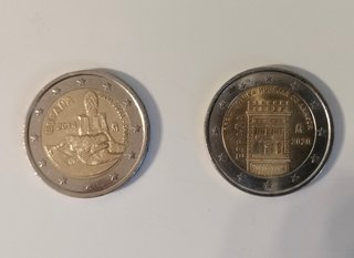 Lote 6 monedas 2€ España