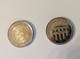 Lote 6 monedas 2€ España