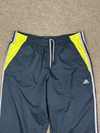 Pantalón Adidas Nylon Y2K Azul 2000s Vintage