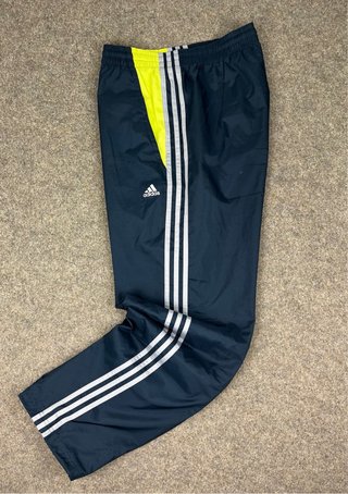 Pantalón Adidas Nylon Y2K Azul 2000s Vintage