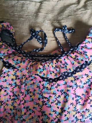Bañador infantil floral