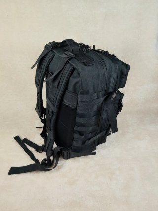 Mochila Táctica Militar Negra avion gym 45L.