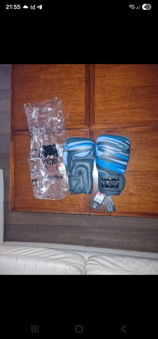 Guantes Boxeo Venum Abyss 12oz Azul