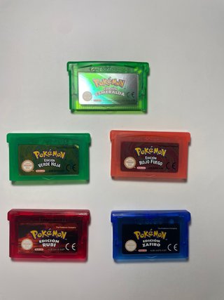 Lote 5 Juegos Pokémon Game Boy Advance