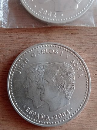 2 Monedas Plata 12 Euros España