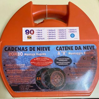 Cadenas Nieve Montaje Rápido Talla 90