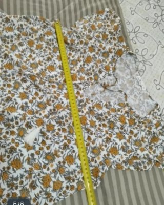 Blusa Springfield floral manga corta Talla L