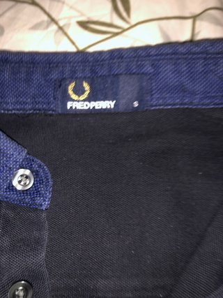 Fred Perry Polo Talla S Azul Marino
