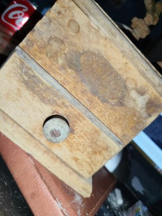 Molinillo de café antiguo madera y metal