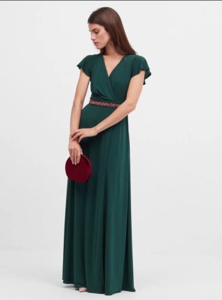 Vestido fiesta Veneno en la Piel verde