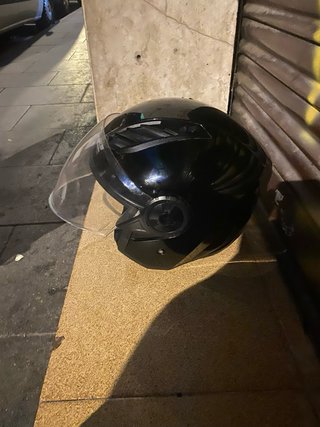 Casco Moto Jet LS2 Negro Precio negociable