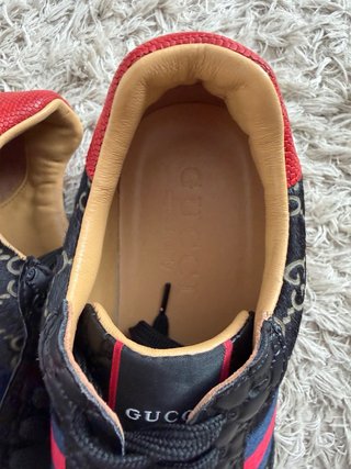 Zapatillas Gucci Negras y Rojas