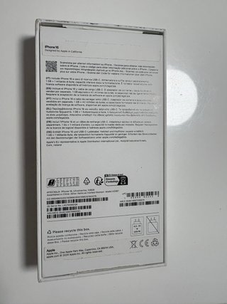 iPhone 16 128GB Azul Nuevo
