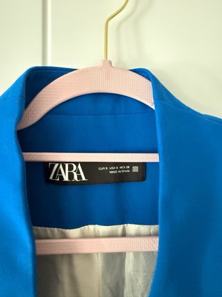 Blazer Zara Azul Talla S