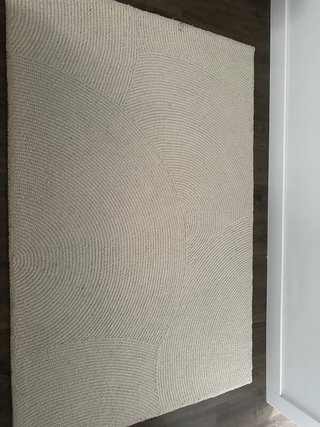 Alfombra Westwing hecha a mano de lana, como nueva