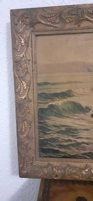 Paco Hernández. Cuadro al oleo original firmado.