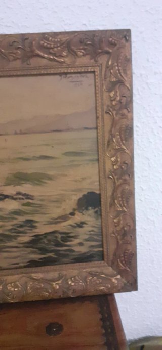 Paco Hernández. Cuadro al oleo original firmado.
