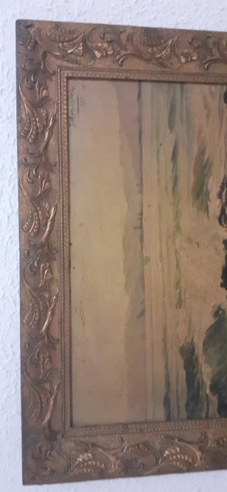 Paco Hernández. Cuadro al oleo original firmado.