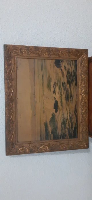 Paco Hernández. Cuadro al oleo original firmado.