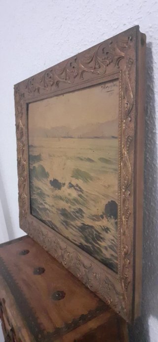 Paco Hernández. Cuadro al oleo original firmado.