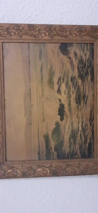 Paco Hernández. Cuadro al oleo original firmado.