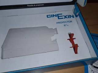 Funcionando Cinexin 8mm proyector con caja