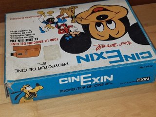 Funcionando Cinexin 8mm proyector con caja