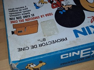Funcionando Cinexin 8mm proyector con caja