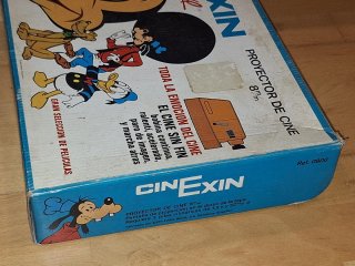 Funcionando Cinexin 8mm proyector con caja