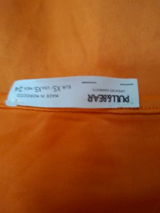 Vestido largo naranja
