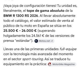 BMW R1300RS Azul