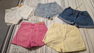 Pack pantalones short mujer