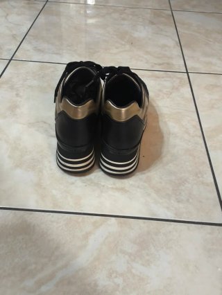 Scarpe Hogan Donna Nero Oro