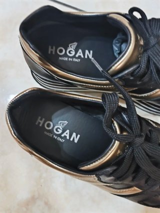 Scarpe Hogan Donna Nero Oro