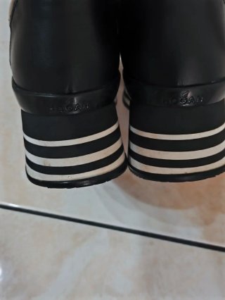 Scarpe Hogan Donna Nero Oro