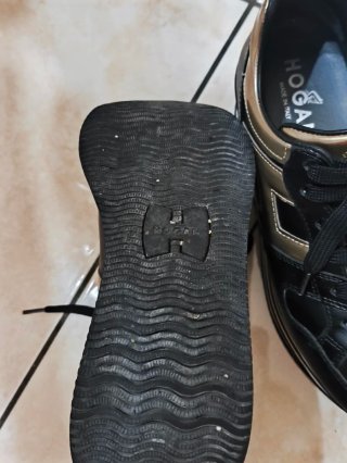 Scarpe Hogan Donna Nero Oro