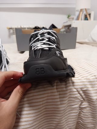 Balenciaga Track Zapatillas Negras Blancas