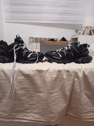 Balenciaga Track Zapatillas Negras Blancas