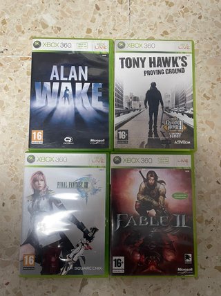 Lote 4 Videojuegos Xbox 360