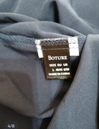 Vestido tirantes Boture talla L lunares dorados