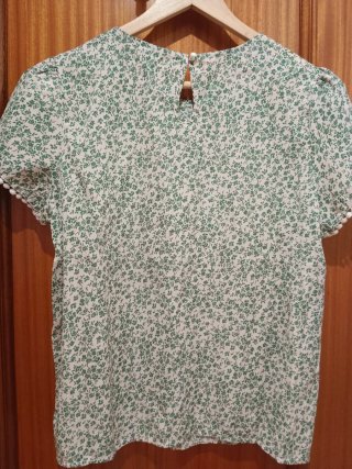 Blusa EMERY ROSE verde talla S