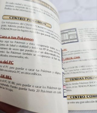 Pokémon Cristal ESP + Manual