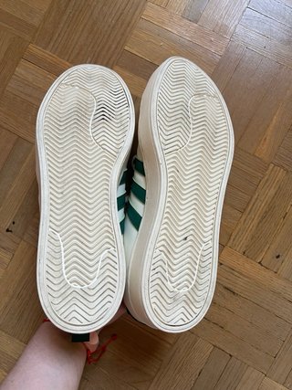 Zapatillas Adidas Superstar Blancas y Verdes