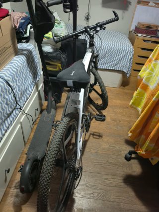 Bicicleta TOZHO Negra y Blanca