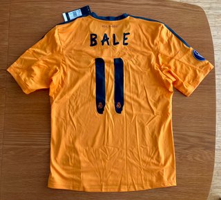 Camiseta Real Madrid 2013/14 Bale Adidas Naranja